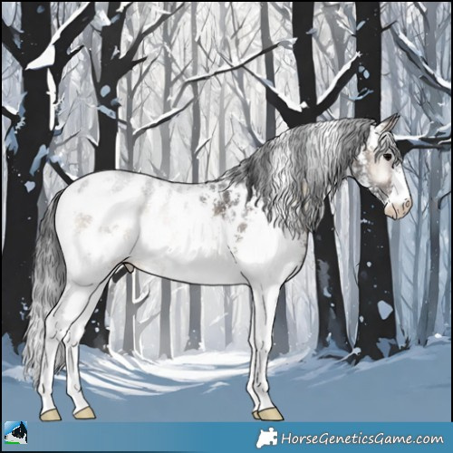 Horse Color:Brown Onyx Sabino Appaloosa Rabicano 