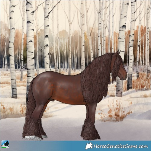 Horse Color:Chocolate Brown 