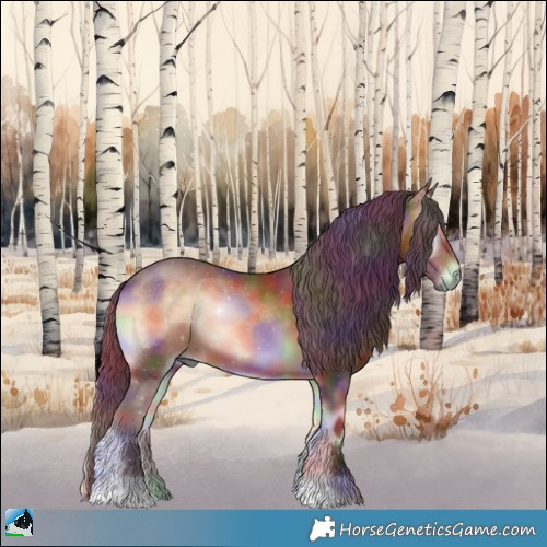 Horse Color:Nacre Chocolate Brown Onyx 