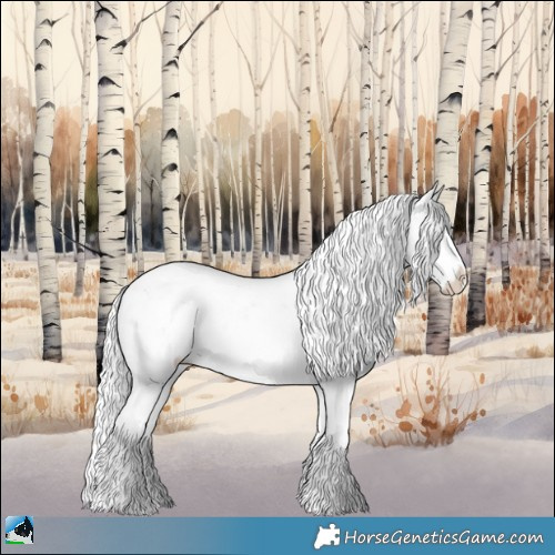 Horse Color:Red Dun Chinchilla Ice Sabino Rabicano 
