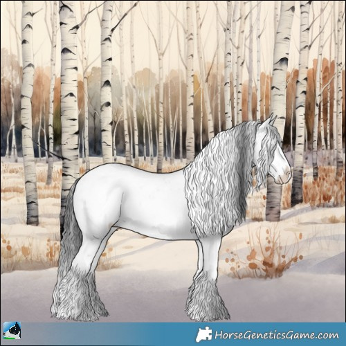 Horse Color:Grullo Onyx Mushroom Sabino Rabicano Brindle 