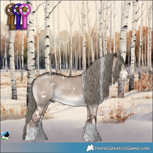 Horse Color:White Spotted Liver Red Dun Mushroom Sabino Splash Rabicano 