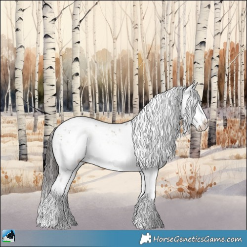 Horse Color:Liver Red Dun Onyx Sabino Rabicano Brindle 