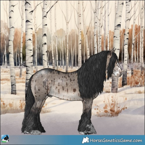 Horse Color:Brown Dun Mushroom Sabino Rabicano Brindle 