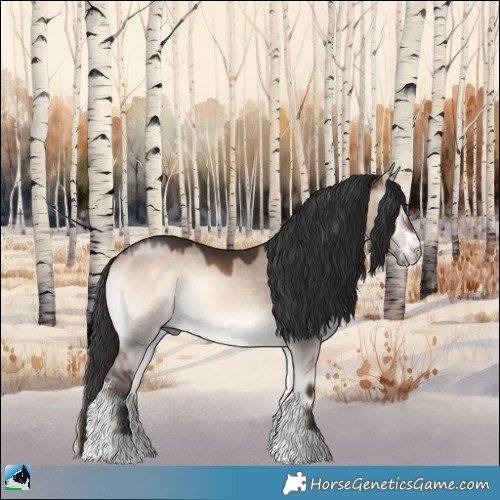Horse Color:Brown Onyx Mushroom Sabino 