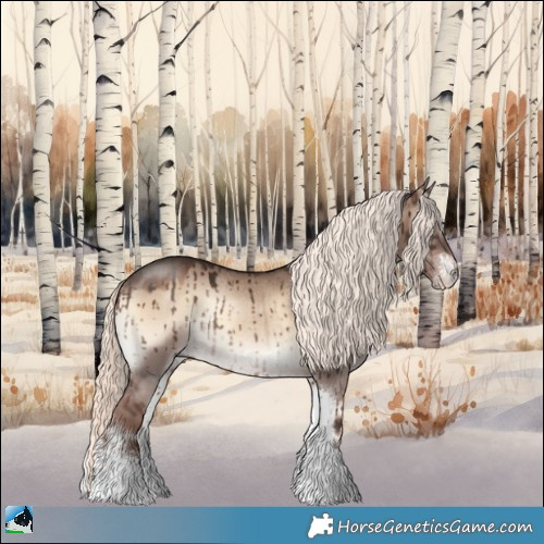 Horse Color:Liver Red Dun Onyx Mushroom Sabino Rabicano Brindle 