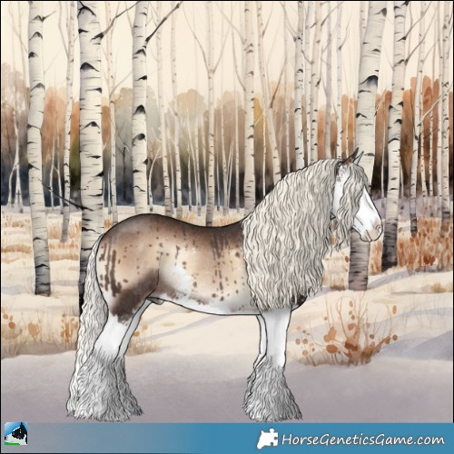 Horse Color:Liver Red Onyx Mushroom Sabino Splash Rabicano 