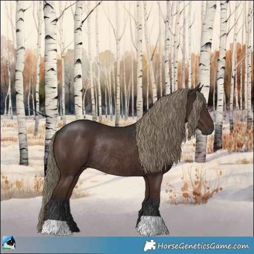 Horse Color:Gray Liver Chestnut Mushroom Rabicano 