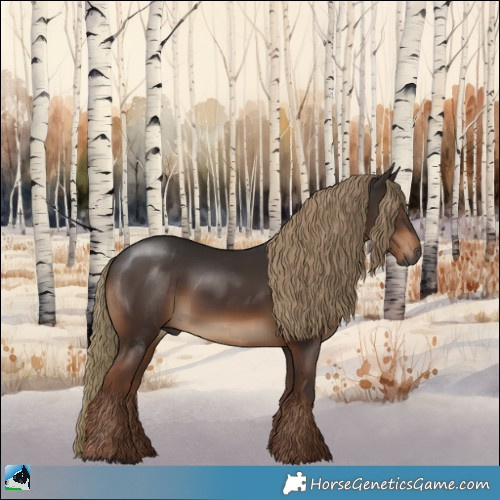 Horse Color:Gray Liver Chestnut Mushroom 