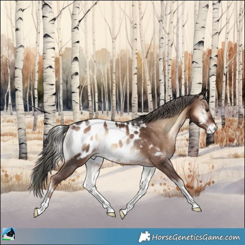 Horse Color:Liver Red Onyx Mushroom Appaloosa Rabicano 