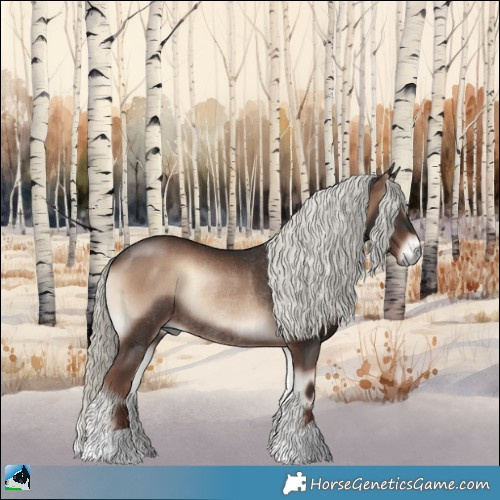 Horse Color:Liver Red Onyx Mushroom Rabicano 