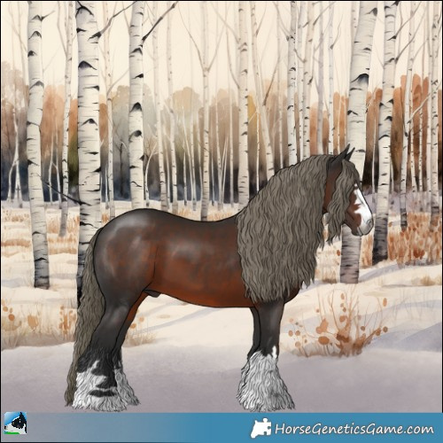 Horse Color:Gray Liver Chestnut Mushroom 