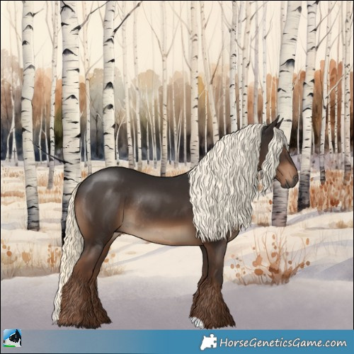 Horse Color:Gray Liver Chestnut Mushroom Rabicano 