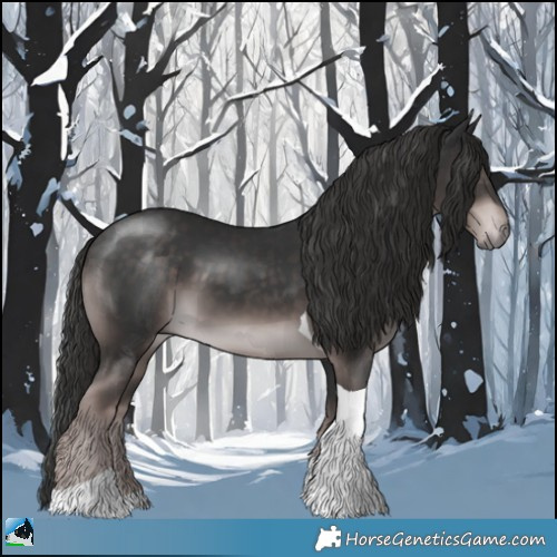 Horse Color:Platinum Liver Chestnut Tobiano 