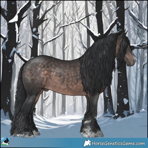 Horse Color:Platinum Brown 