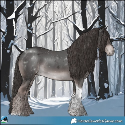 Horse Color:Platinum Liver Chestnut Tobiano 