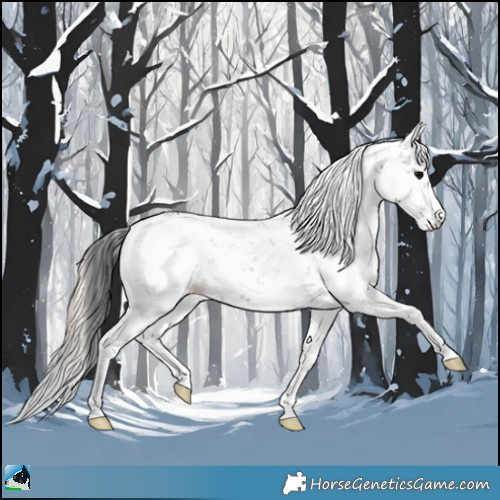 Horse Color:Blue Onyx Sabino 