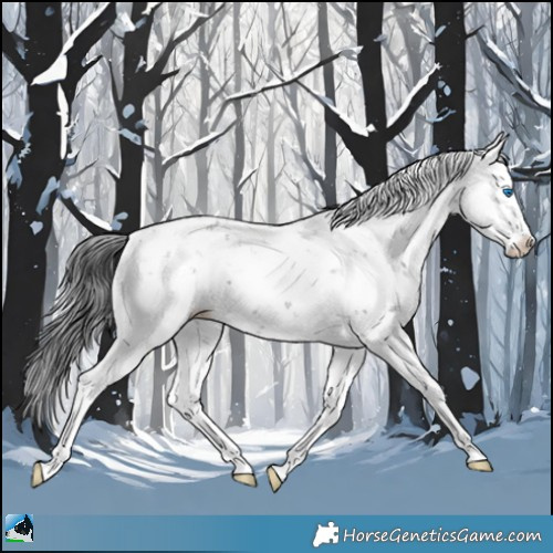 Horse Color:Black Sabino Splash Rabicano 