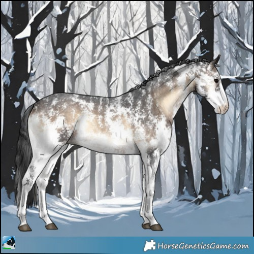 Horse Color:Brown Onyx Sabino 