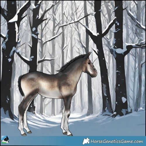 Horse Color:Brown Onyx Mushroom 