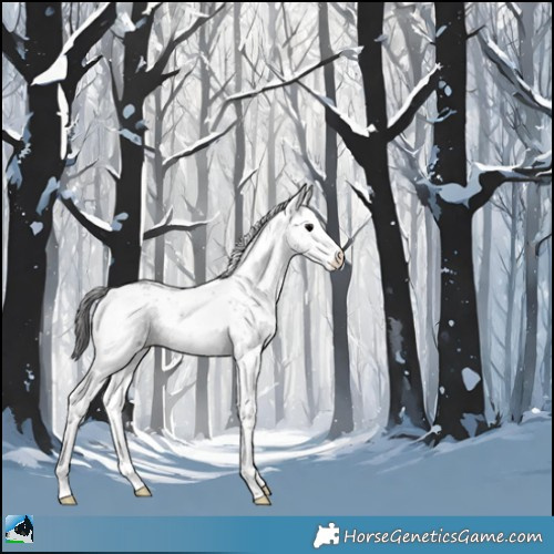 Horse Color:Smoky Blue Onyx Sabino Rabicano 