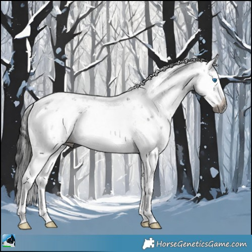 Horse Color:Gray Buckskin Sabino Splash Rabicano 