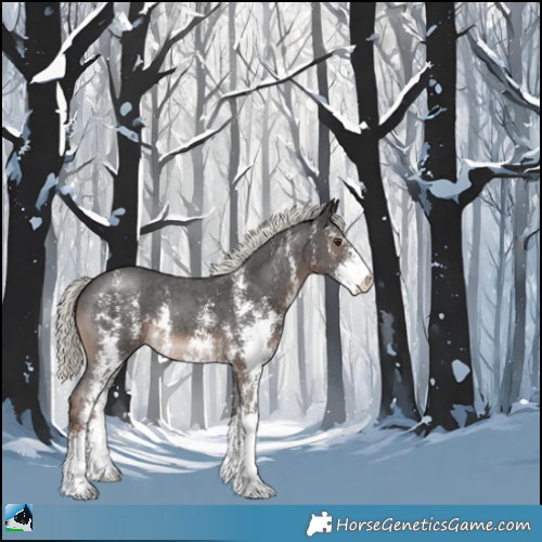 Horse Color:Liver Chestnut Mushroom Sabino 