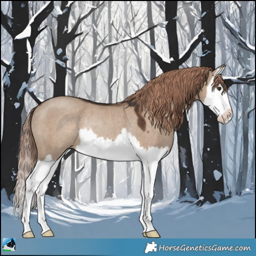 Horse Color:Liver Red Dun Splash Rabicano 
