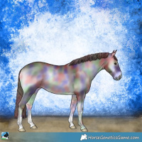 Horse Color:Nacre Chocolate Blue Onyx Chinchilla 