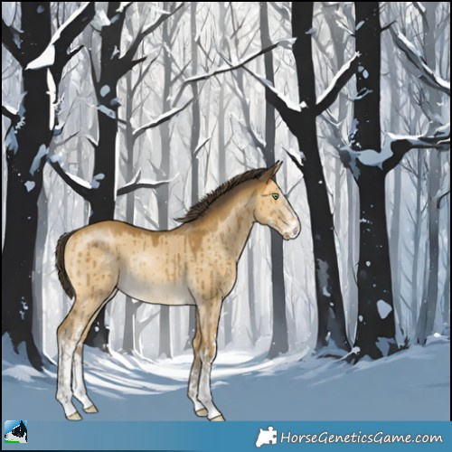 Horse Color:Sable Cream Champagne Dun Sabino Rabicano Brindle 
