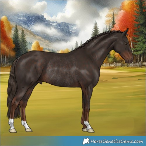 Horse Color:Liver Chestnut Rabicano 