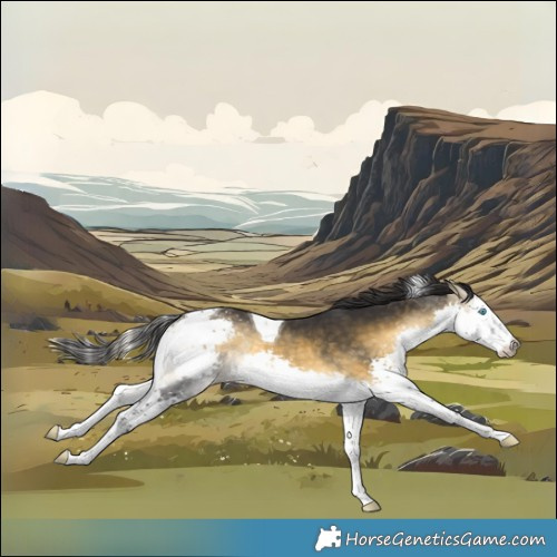 Horse Color:Buckskin Onyx Splash Tobiano 