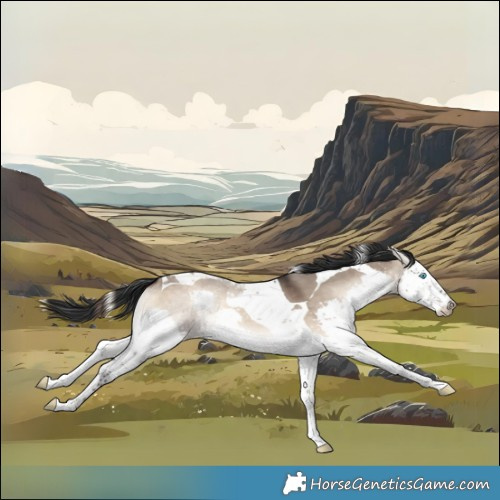 Horse Color:Brown Onyx Splash Tobiano 