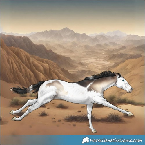 Horse Color:Brown Onyx Splash Tobiano 