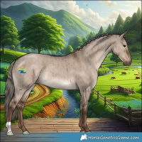 Horse Color:Liver Red Dun Mushroom Brindle 