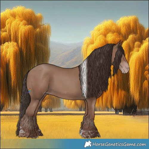 Horse Color:Classic Champagne Tobiano 