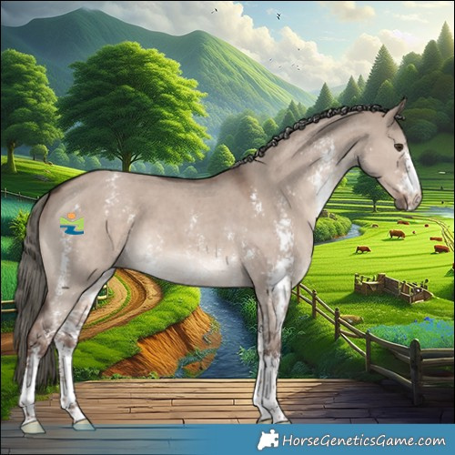 Horse Color:Liver Red Dun Mushroom Sabino 