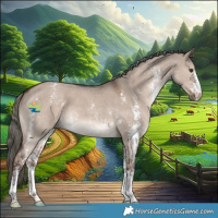 Horse Color:Liver Red Dun Mushroom Sabino 