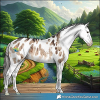 Horse Color:Liver Red Dun Blanket Brindle