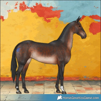 Horse Color:Brown Mushroom 