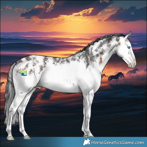 Horse Color:Brown Sabino Splash 