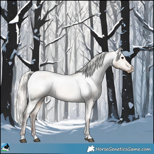Horse Color:Silver Brown Dun Appaloosa 