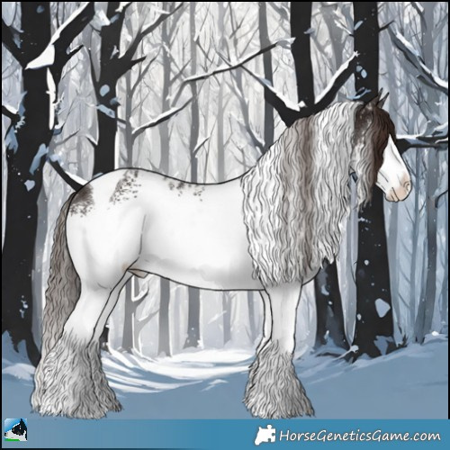 Horse Color:White Spotted Liver Chestnut Splash Tobiano Rabicano 