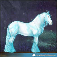 Horse Color:Thunderstruck Silver Black Chinchilla Near Fewspot 