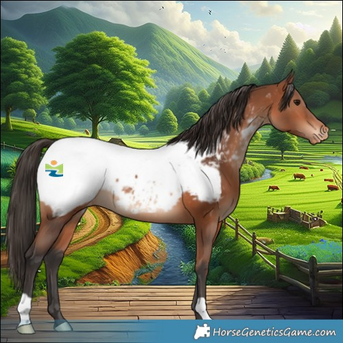 Horse Color:Bay Appaloosa 