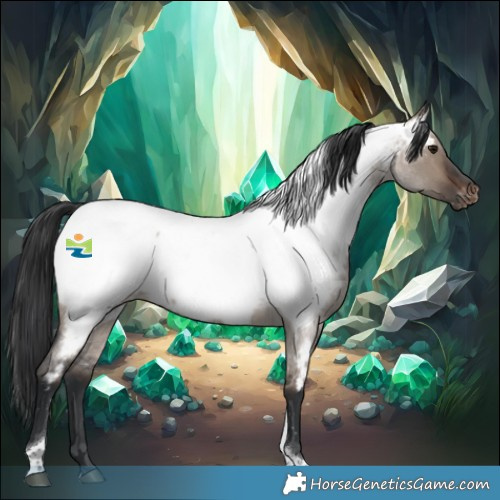 Horse Color:Brown Roan Dun Tobiano Near Fewspot 