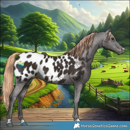 Horse Color:Liver Chestnut Appaloosa 