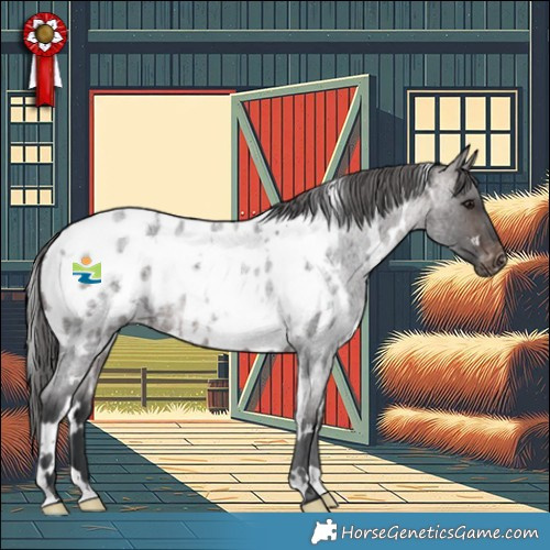 Horse Color:White Spotted Brown Roan Appaloosa 