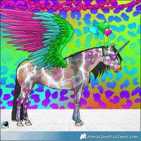 Horse Color:Platinum Brown Dun Tobiano Rabicano 