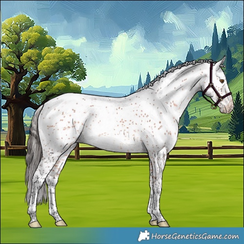 Horse Color:Bay Sabino Rabicano 